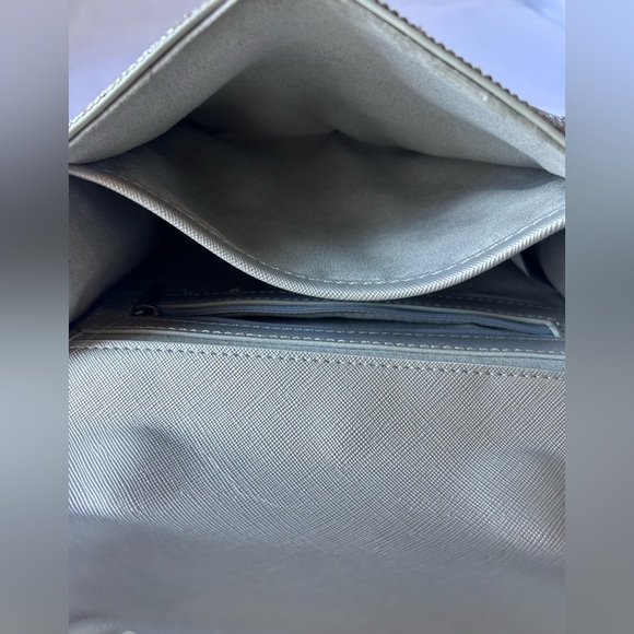 Steve Madden Wonders Diamante Cross Body Bag In Silver - Picture 7 of 10